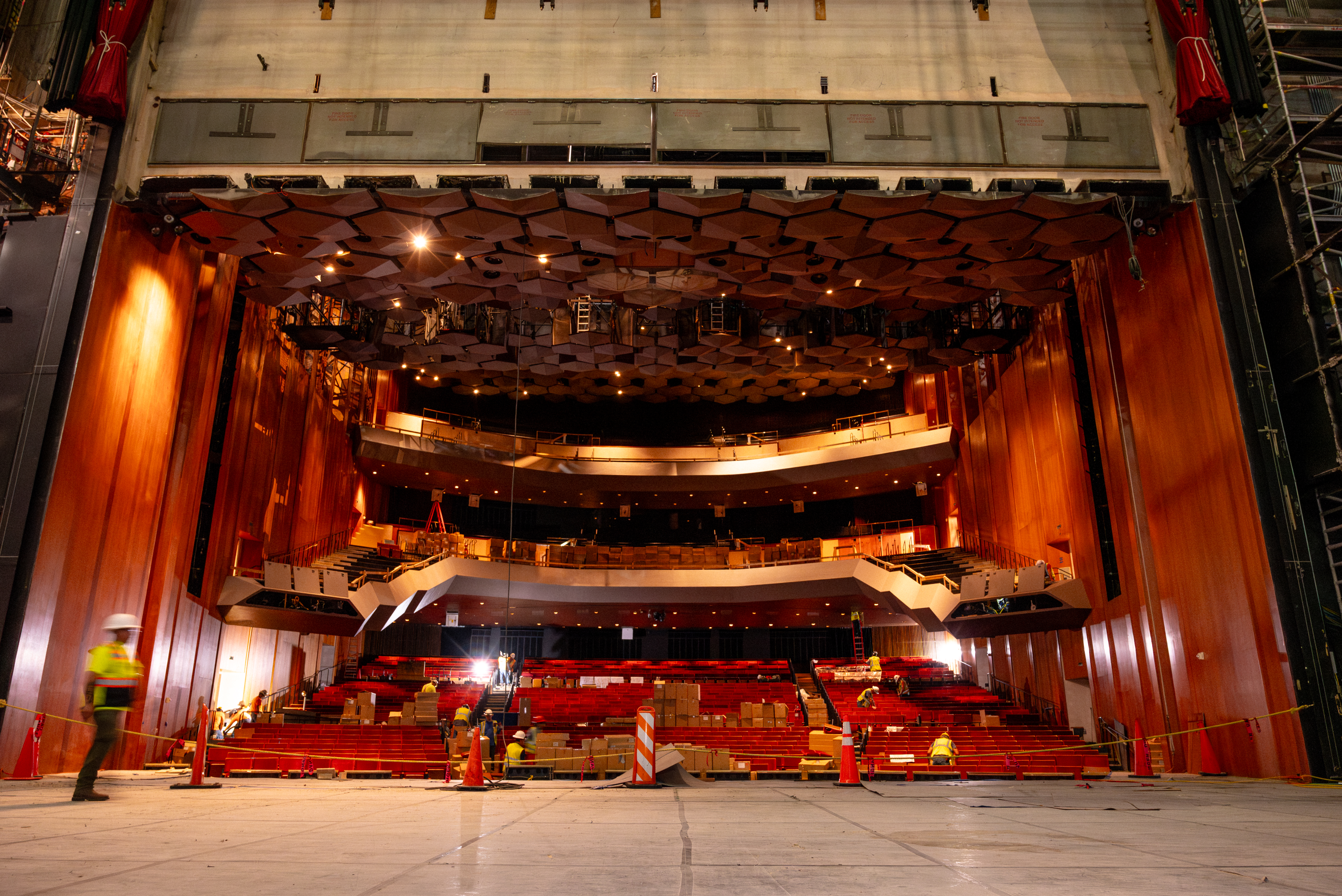 Jones Hall from stage 