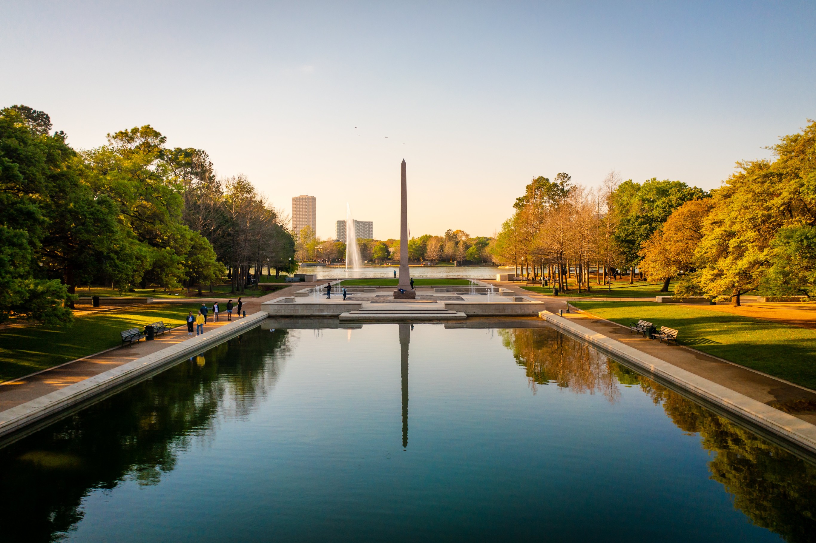 Hermann Park reflection pond